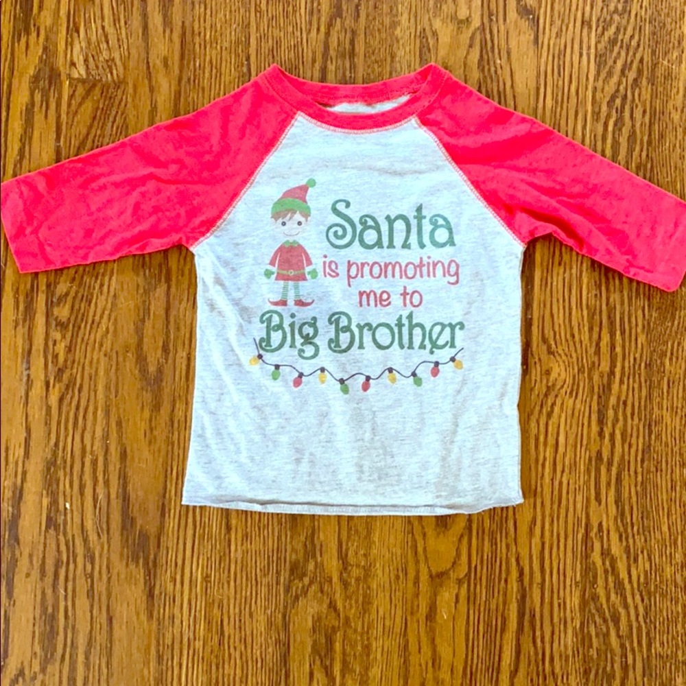 Baby Annoucement Xmas Toddler Shirt